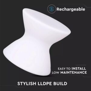LED φωτιστικό σκαμπό 1.5W επαναφορτιζόμενο V-TAC RGB IP54 – 40231