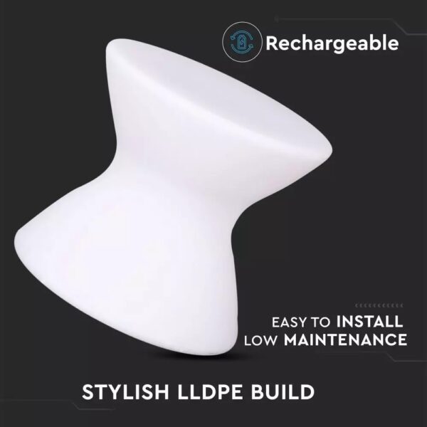 LED φωτιστικό σκαμπό 1.5W επαναφορτιζόμενο V-TAC RGB IP54 – 40231