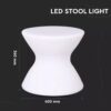 LED φωτιστικό σκαμπό 1.5W επαναφορτιζόμενο V-TAC RGB IP54 – 40231