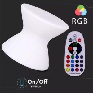 LED φωτιστικό σκαμπό 1.5W επαναφορτιζόμενο V-TAC RGB IP54 – 40231