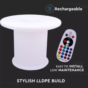 LED φωτιστικό τραπεζάκι 6W επαναφορτιζόμενο V-TAC RGB IP54 – 40251
