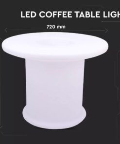 LED φωτιστικό τραπεζάκι 6W επαναφορτιζόμενο V-TAC RGB IP54 – 40251