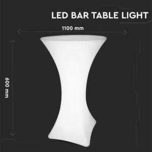 LED φωτιστικό τραπεζάκι 1W επαναφορτιζόμενο V-TAC RGB IP54 – 40261
