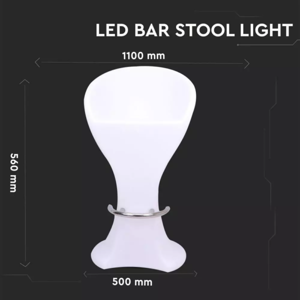 Εξωτερικό φωτιστικό LED μπαταρίας 1W RGB σπαμπό bar επαναφορτιζόμενο V-TAC – 40271