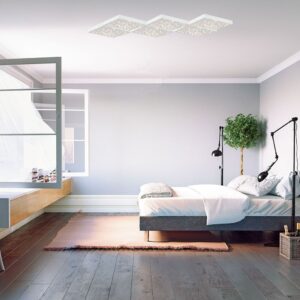 Φωτιστικό LED Οροφής/Τοίχου Stars 30x30cm 8W Dimmable V-TAC 120° 900lm Λευκό με Εναλλαγή Χρώματος με Τηλεχειριστήριο – 40281