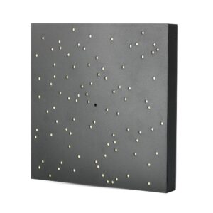 Φωτιστικό LED Οροφής/Τοίχου Stars 30x30cm 8W Dimmable V-TAC 120° 900lm Μαύρο με Εναλλαγή Χρώματος με Τηλεχειριστήριο – 40291