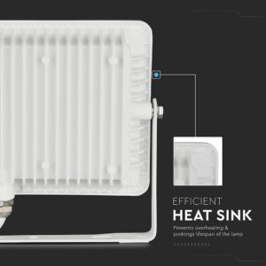 LED Προβολέας 30W V-TAC PRO Samsung Chip 100° 2340lm Λευκός Αδιάβροχος IP65 Φυσικό 4000K – 21404