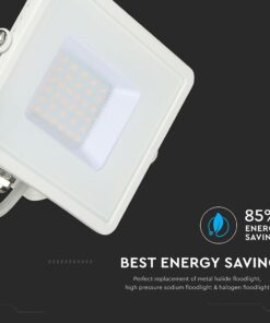 LED Προβολέας 30W V-TAC PRO Samsung Chip 100° 2340lm Λευκός Αδιάβροχος IP65 Φυσικό 4000K – 21404