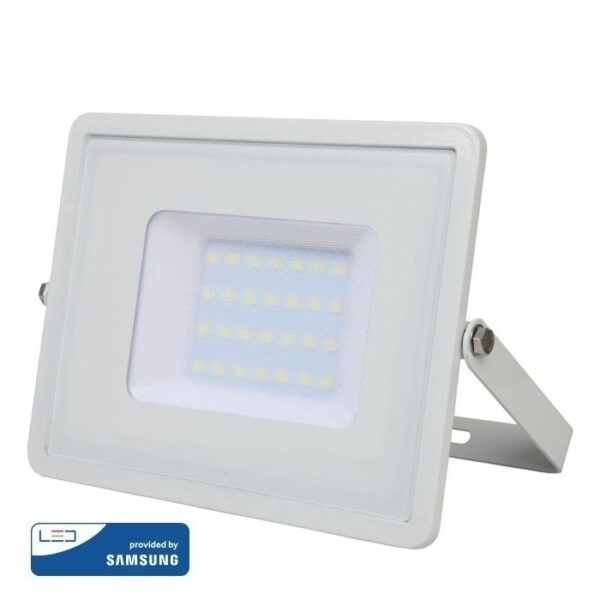 LED Προβολέας 30W V-TAC PRO Samsung Chip 100° 2340lm Λευκός Αδιάβροχος IP65 Θερμό 3000K - 21403