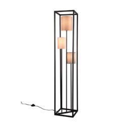 Φωτιστικό Δαπέδου Trio Lighting 3xE27 Μαύρου Χρώματος – 403100317