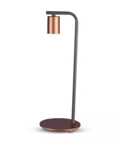 Φωτιστικό Γραφείου 1xE27 V-TAC Μεταλλικό Κόκκινο Μπρονζέ με Διακόπτη – 40331
