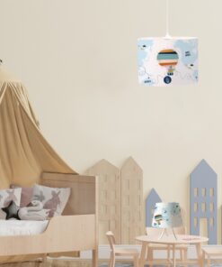 Κρεμαστό φωτιστικό από καπέλο και λευκή ανάρτηση D:35cm 4034