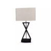 Επιτραπέζιο φωτιστικό Ivory Lamp, με υφασμάτινο τετράγωνο αμπαζούρ στο χρώμα της μόκας V-TAC – 40381