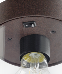 Κολωνάκι Trio Lighting E27 Σκουριά Αλουμίνιο IP44 404160124