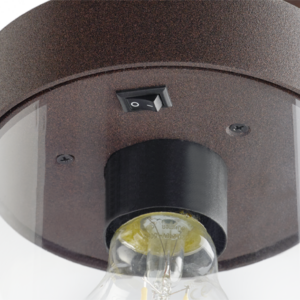 Κολωνάκι Trio Lighting   E27 Σκουριά Αλουμίνιο   IP44 404160124