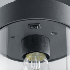 Κολωνάκι Trio Lighting   E27 Ανθρακί Αλουμίνιο   IP44 404160142
