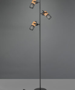 Φωτιστικό Δαπέδου Trio Lighting E14 Μαύρο Ματ Μεταλλικό 404300332