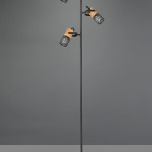 Φωτιστικό Δαπέδου Trio Lighting   E14 Μαύρο Ματ Μεταλλικό    404300332