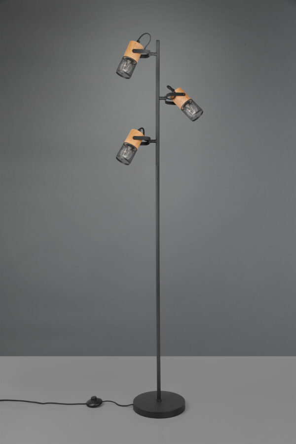 Φωτιστικό Δαπέδου Trio Lighting   E14 Μαύρο Ματ Μεταλλικό    404300332