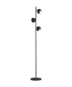 Φωτιστικό Δαπέδου Trio Lighting DAKOTA 3x G9 Μαύρο Ματ Μεταλλικό – 404600332