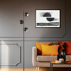 Φωτιστικό Δαπέδου Trio Lighting DAKOTA  3x G9 Μαύρο Ματ Μεταλλικό   – 404600332
