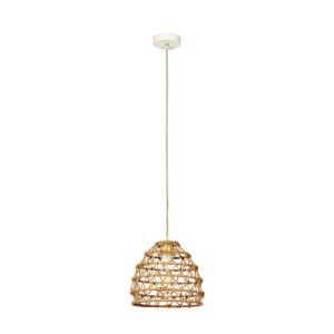 InLight Κρεμαστό Φωτιστικό από σχοινί 1xE27 D:25cm (4047-B)