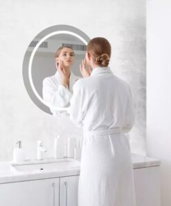 Καθρέφτης LED Αντιθαμβωτικός Στρογγυλός Φ60 3 σε 1 CCT με Διακόπτη ΑφήςV-TAC 25W σε Ψυχρό Λευκό – 2140491