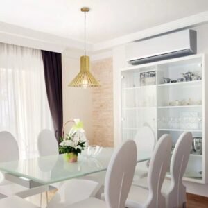 Κρεμαστό φωτιστικό οροφής ξύλινο V-TAC E27 D:350*310MM – 40511