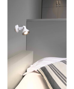 RING-1 WHITE WALL LAMP 1 X GU10 FARO – 40550