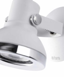 RING-1 WHITE WALL LAMP 1 X GU10 FARO – 40550