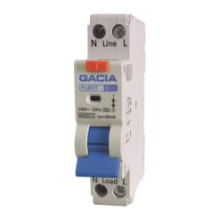 ΡΕΛΕ RCBO ΜΟΝΟΠΟΛΙΚΟ 16A 6KA 30mA 1+N GACIA TYPE B EUROLAMP – 500-43552