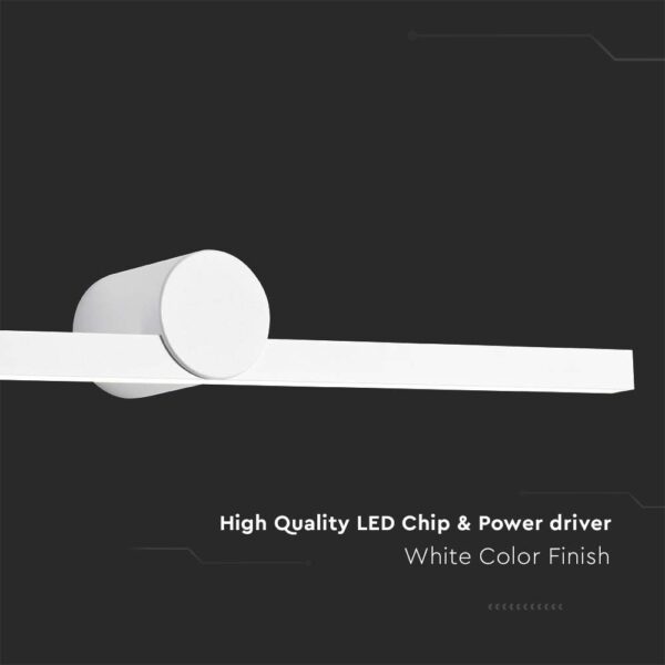 Φωτιστικό Καθρέφτη – Πίνακα Τοίχου  LED 10W V-TAC Λευκό 1530lm Φυσικό 4000K IP65 – 405821