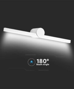 Φωτιστικό Καθρέφτη – Πίνακα Τοίχου LED 10W V-TAC Λευκό 1530lm Φυσικό 4000K IP65 – 405821
