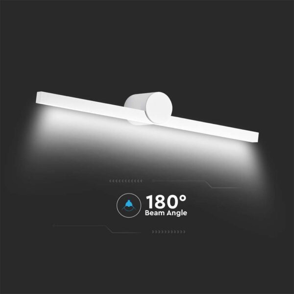 Φωτιστικό Καθρέφτη – Πίνακα Τοίχου  LED 10W V-TAC Λευκό 1530lm Φυσικό 4000K IP65 – 405821