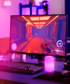 Wi-Fi Smart Επιτραπέζιο Φωτιστικό Γραφείου V-TAC Μαύρο RGB Dimmable – 405871