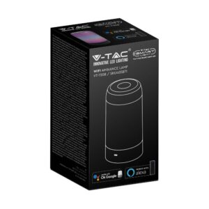 Wi-Fi Smart Επιτραπέζιο Φωτιστικό Γραφείου V-TAC Μαύρο RGB Dimmable  – 405871