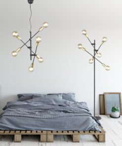 Φωτιστικό Δαπέδου Trio Lighting E27 Μαύρο Ματ Μεταλλικό 406700632