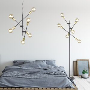 Φωτιστικό Δαπέδου Trio Lighting   E27 Μαύρο Ματ Μεταλλικό    406700632