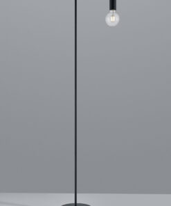 Φωτιστικό Δαπέδου Trio Lighting E27 Μαύρο Ματ Μεταλλικό 408000132