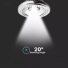 Λάμπα LED Spot G53 AR111 COB 12W V-TAC CRI></noscript>90 20° Θερμό Λευκό 3000K – 214084