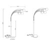 Φωτιστικό Δαπέδου Trio Lighting   E14 Ανθρακί Μεταλλικό    408500542