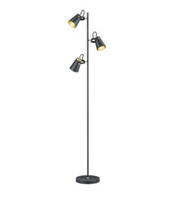 Φωτιστικό Δαπέδου Trio Lighting E14 Μαύρο Ματ Μεταλλικό 408800332