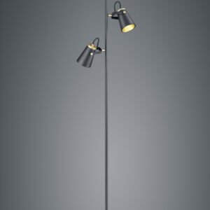 Φωτιστικό Δαπέδου Trio Lighting   E14 Μαύρο Ματ Μεταλλικό    408800332