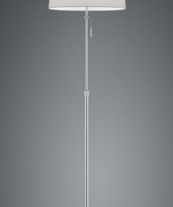 Φωτιστικό Δαπέδου Trio Lighting E27 Νίκελ Ματ Μεταλλικό 409100307