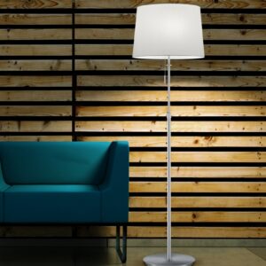 Φωτιστικό Δαπέδου Trio Lighting   E27 Νίκελ Ματ Μεταλλικό    409100307