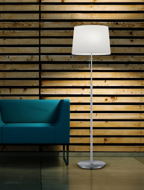 Φωτιστικό Δαπέδου Trio Lighting   E27 Νίκελ Ματ Μεταλλικό    409100307