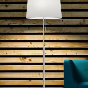 Φωτιστικό Δαπέδου Trio Lighting   E27 Νίκελ Ματ Μεταλλικό    409100307