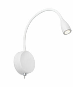 Faro Barcelona Loke Επιτοίχιο Φωτιστικό Ανάγνωσης Λευκό 3W 3000K – 41019