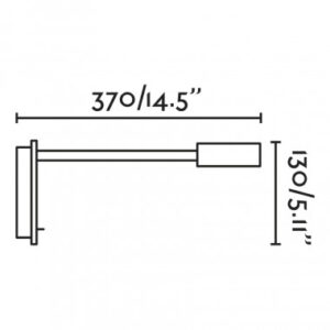 Faro Barcelona Juliet Φωτιστικό Τοίχου Νίκελ 3W 3000K – 41025N