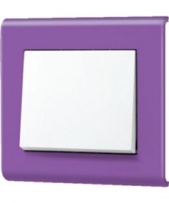 Πλαίσιο 1 θέσης μωβ Makel Manolya – 41078701